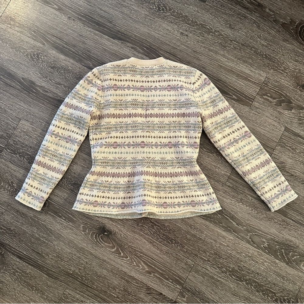 Lauren Ralph Lauren Multicolor Patterned Cardigan - Picture 7 of 7